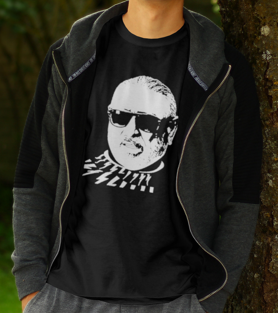 Serghei Mizil Iconic Graphic Black Sunglasses T-Shirt