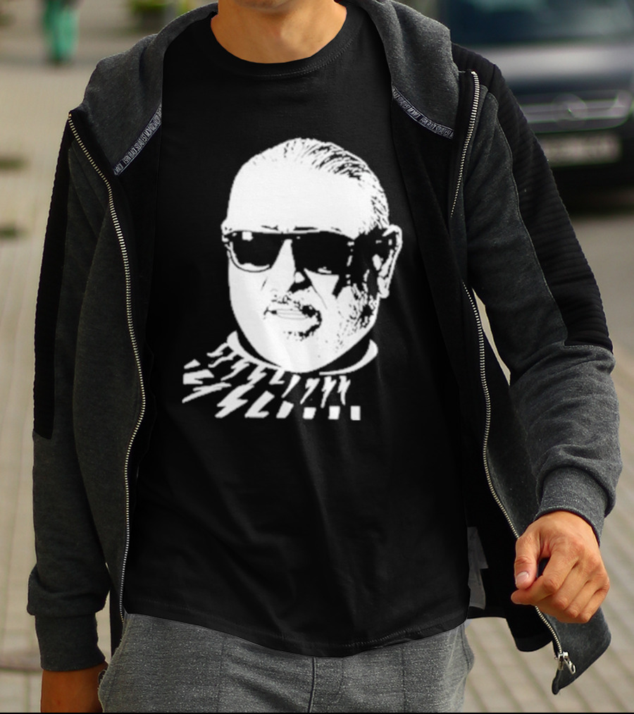 Serghei Mizil Iconic Graphic Black Sunglasses T-Shirt