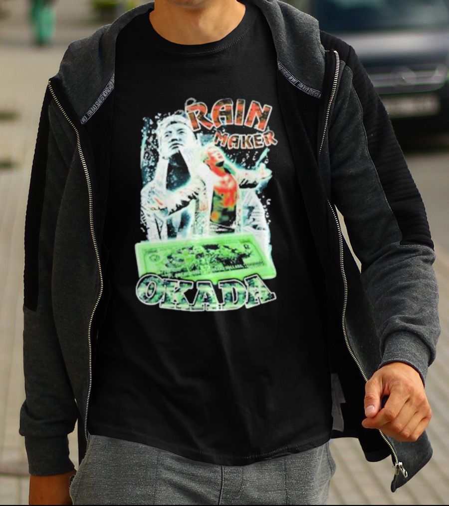 Rainmaker Kazuchika Okada Silvamore Dollar Bill T-Shirt