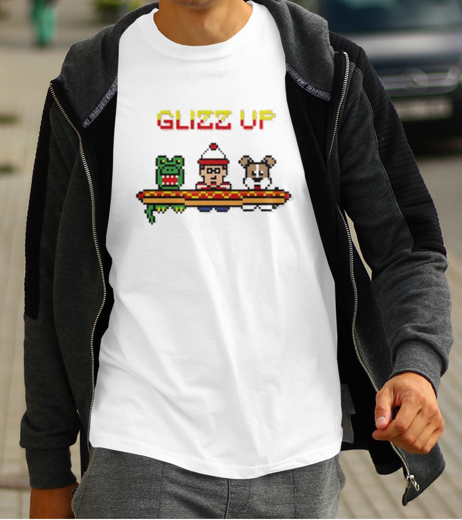 Sir Yacht Glizz Up Pixel Art Boat Adventure T-Shirt