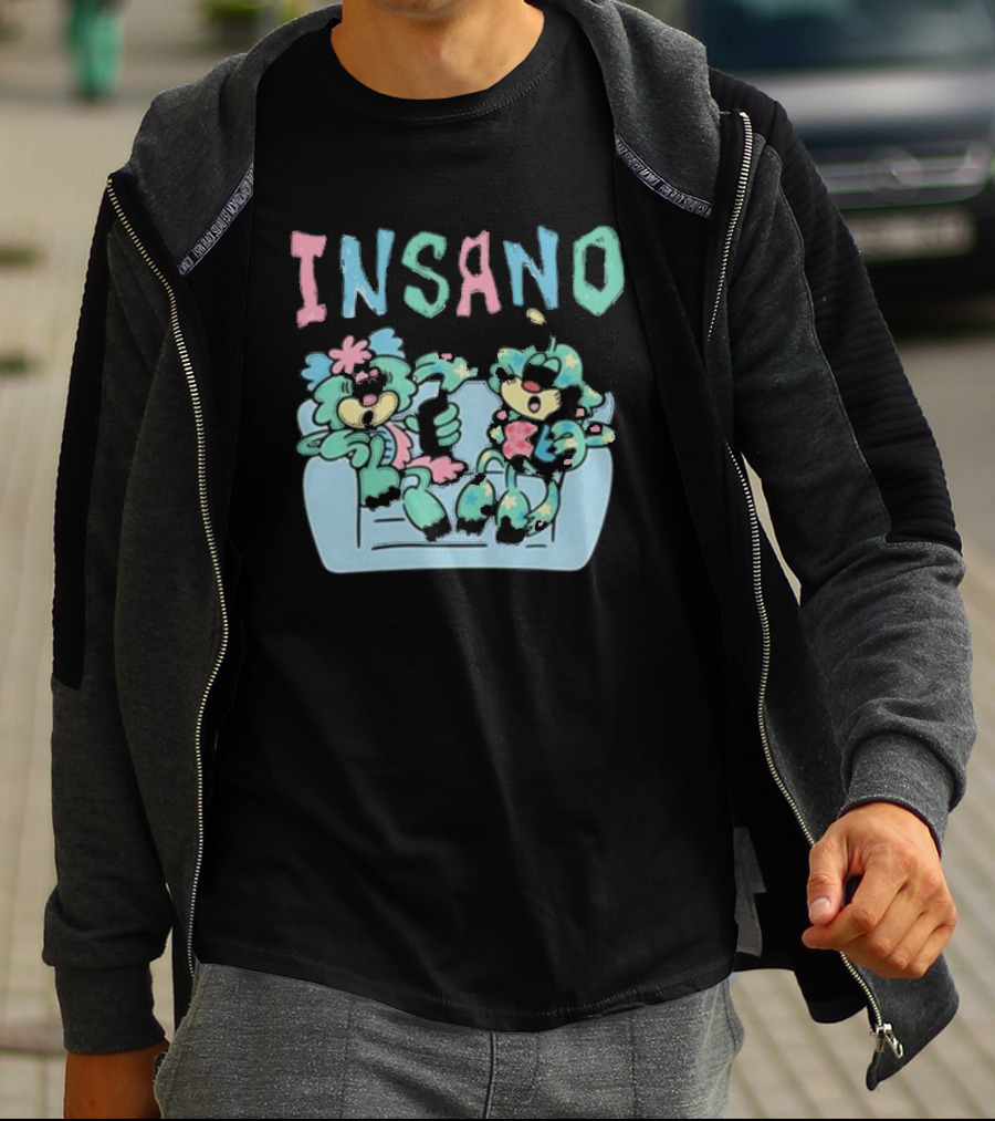 Verdy Insano Characters On Couch T-Shirt