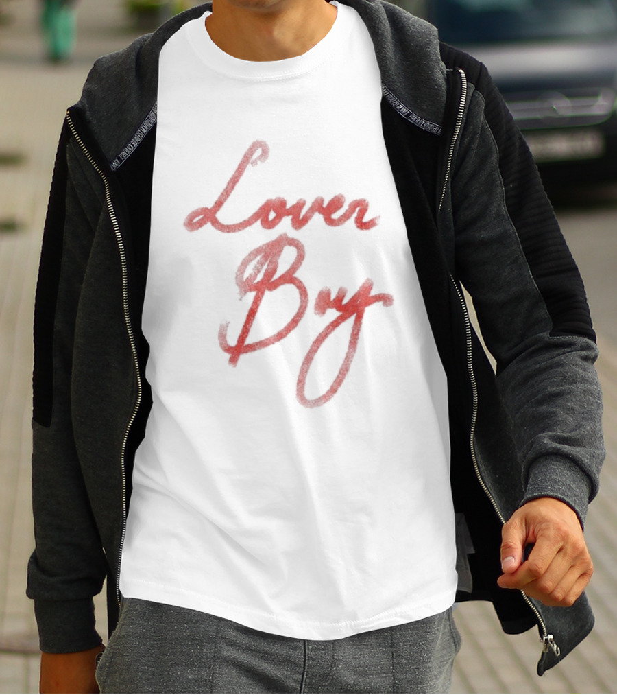 Lover Boy Red Script T-Shirt