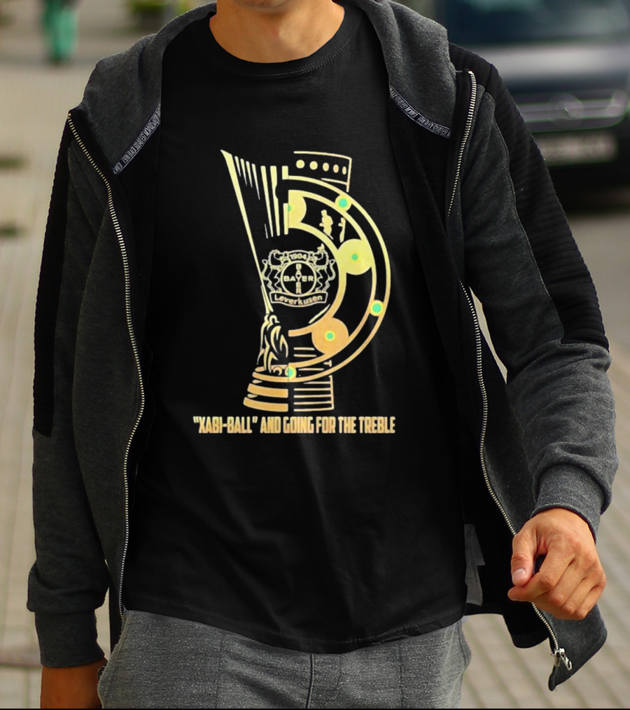 Bayer Leverkusen 1904 Xabi-Ball And Going For The Treble T-Shirt