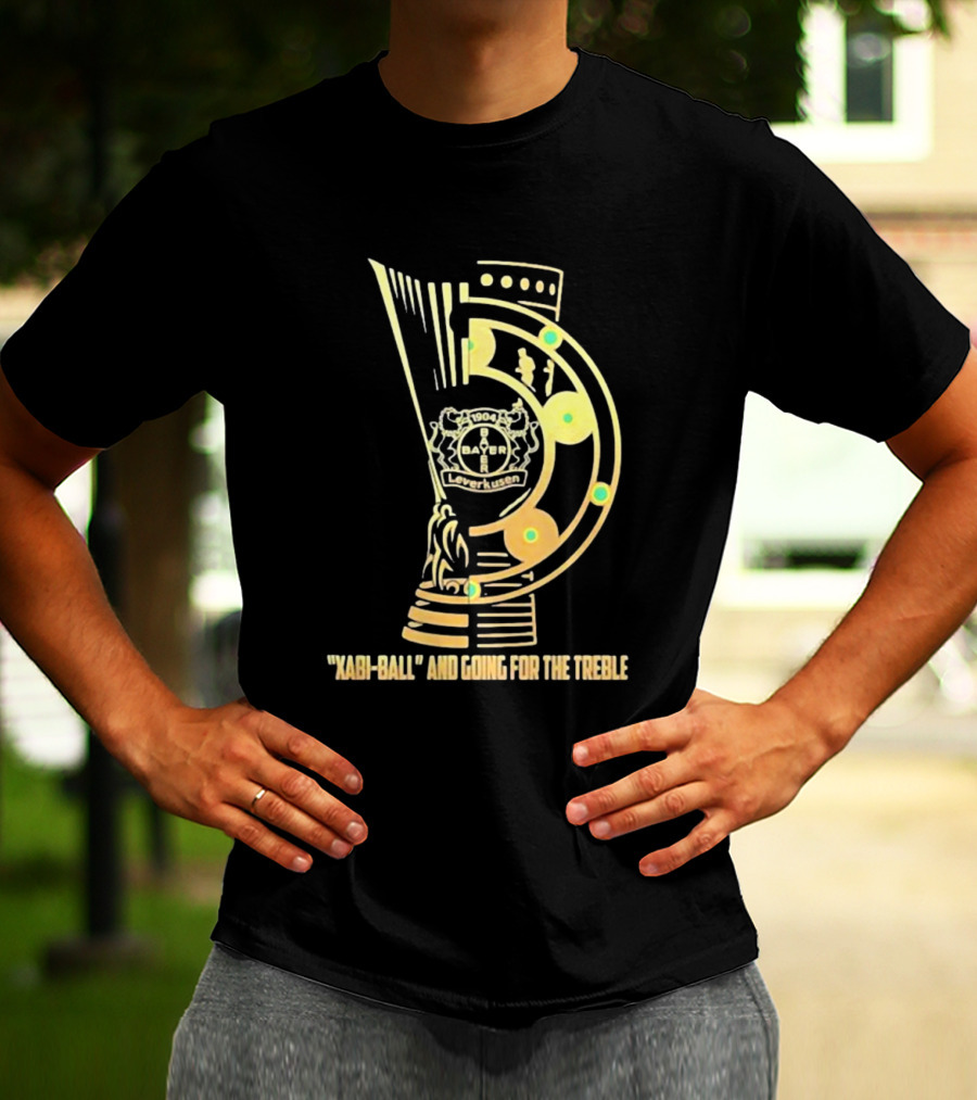 Bayer Leverkusen 1904 Xabi-Ball And Going For The Treble T-Shirt