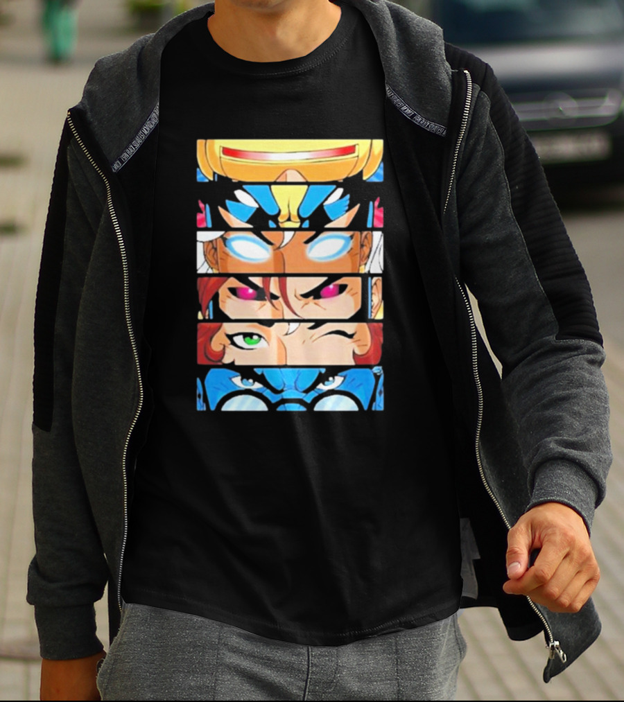 Jax Briggs X-Men97 Cyclops Wolverine Storm Jean Grey Beast Eyes T-Shirt