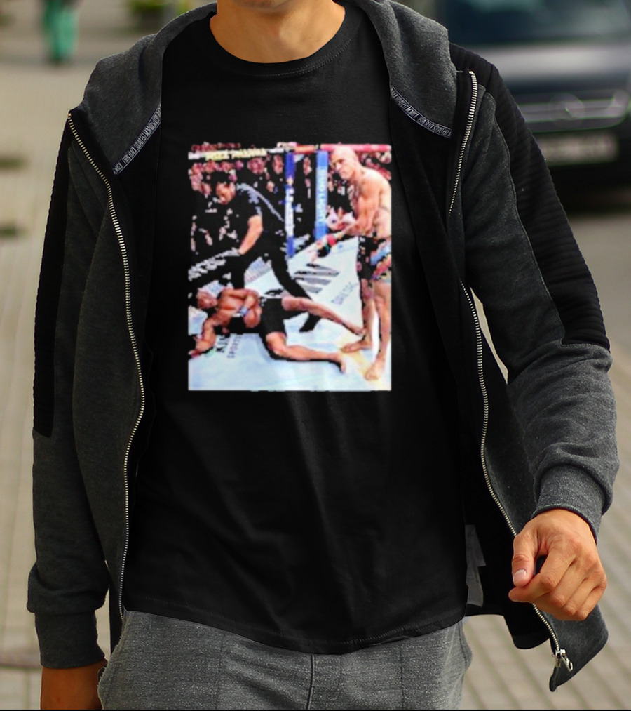 Alex Pereira MMA Victory Over Jamahal Hill In Octagon Showdown T-Shirt