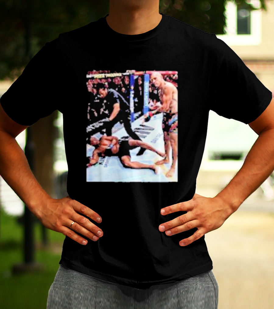 Alex Pereira MMA Victory Over Jamahal Hill In Octagon Showdown T-Shirt