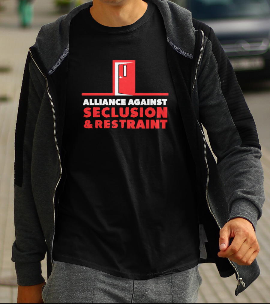 Alliance Against Seclusion And Restraint Red Door T-Shirt