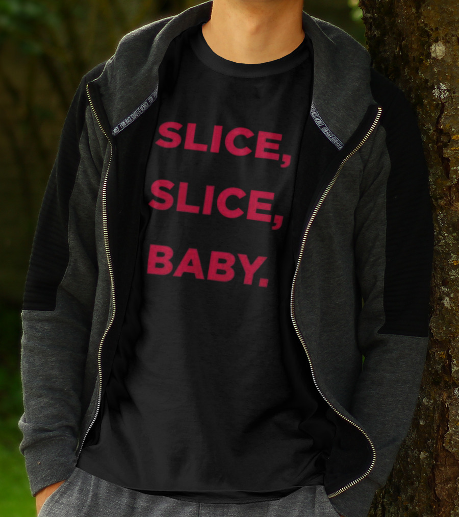 Cheesecake Rewards Slice Slice Baby Text Playful Saying T-Shirt