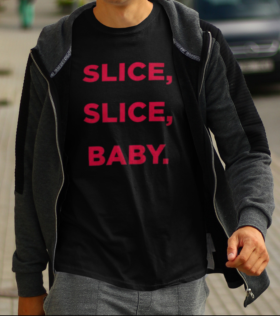 Cheesecake Rewards Slice Slice Baby Text Playful Saying T-Shirt