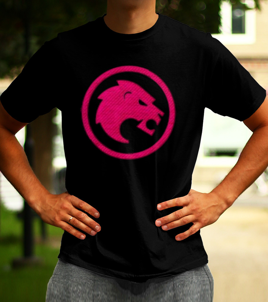 Jon Rahm Sponsor Legion XIII Pink Lion Emblem T-Shirt
