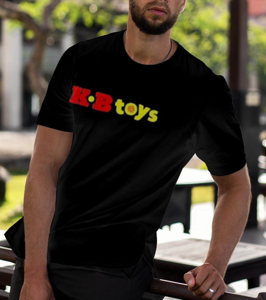 KB Toys Red Yellow Spiral T-Shirt
