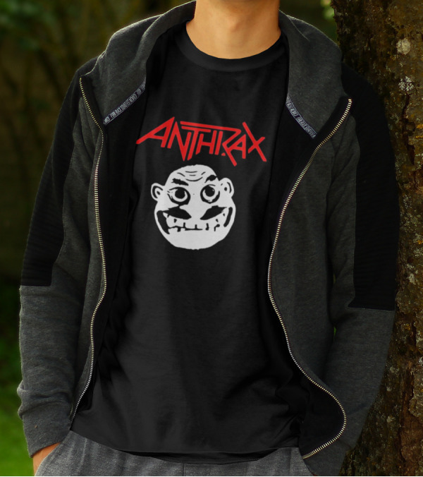 Rare Anthrax Angry Face T-Shirt