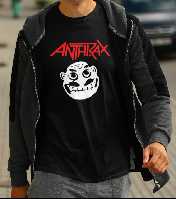 Rare Anthrax Angry Face T-Shirt