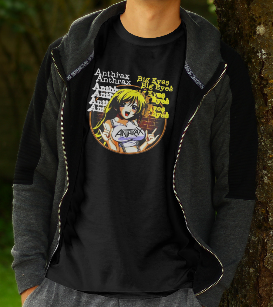 Anthrax Big Eyes Vintage Manga T-Shirt