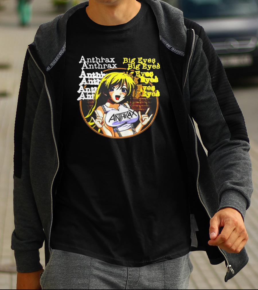 Anthrax Big Eyes Vintage Manga T-Shirt