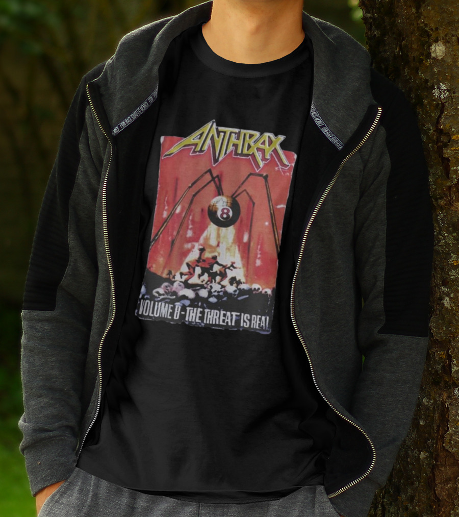 Anthrax Volume 8 The Threat Is Real Rare Vintage T-Shirt