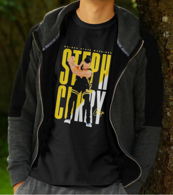 Golden State Warriors Steph Curry Golf Celebration Signature T-Shirt