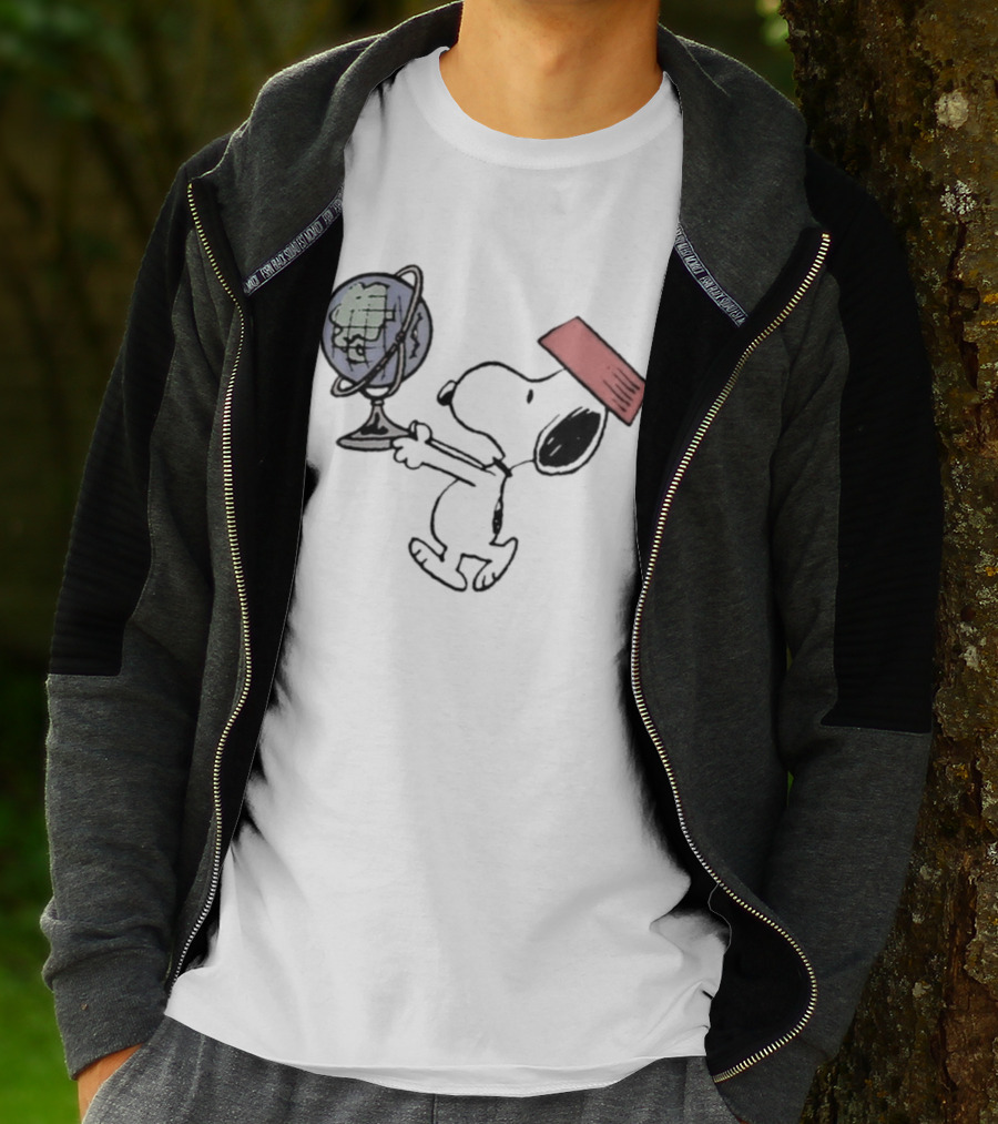 Snoopy Earth Day Take Care Of The Planet T-Shirt