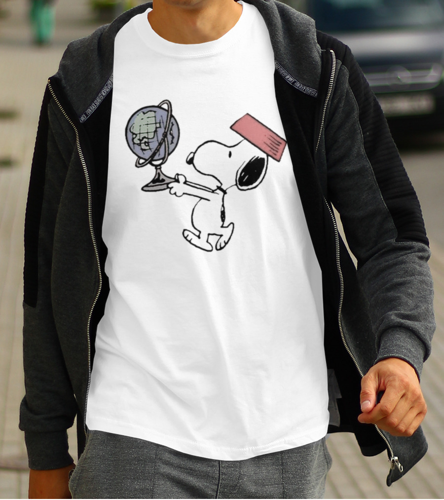 Snoopy Earth Day Take Care Of The Planet T-Shirt