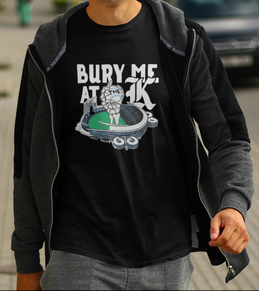 Bury Me At The K Kansas City Baseball Stadium T-Shirt