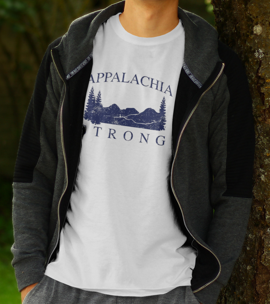 Appalachia Mountain Strong Rugged Treeline T-Shirt