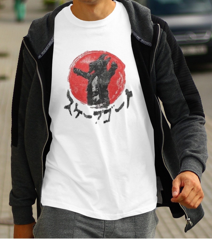 Scapegoat Kanji Red Circle Japanese Character T-Shirt