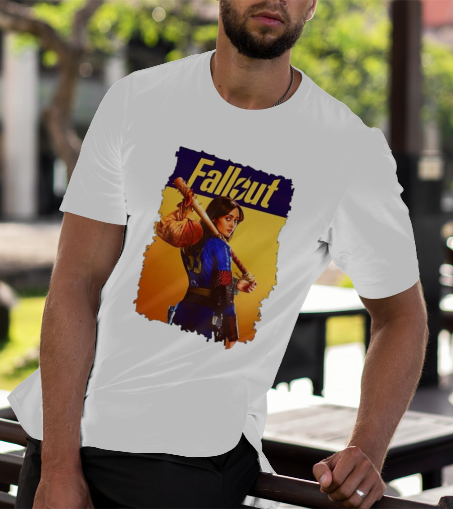 Fallout Lucy Vault Girl Retro Art 33 T-Shirt