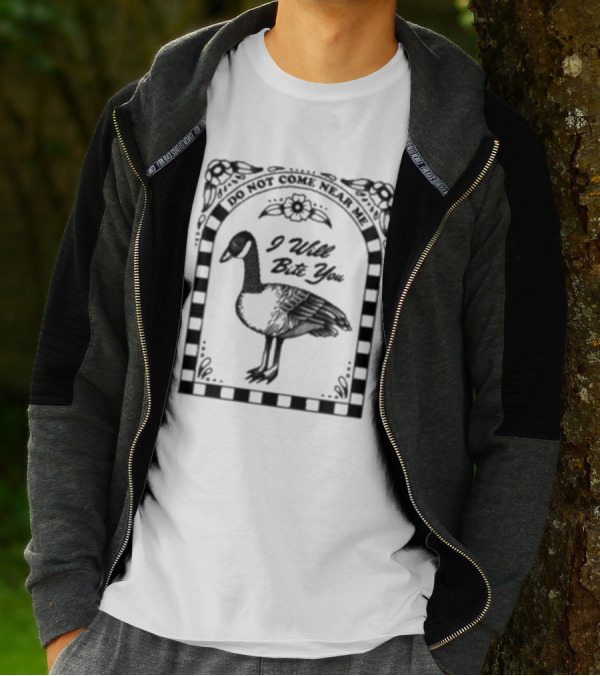 Do Not Come Near Me I Will Bite You Bird T-Shirt