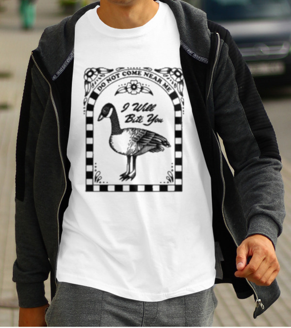 Do Not Come Near Me I Will Bite You Bird T-Shirt