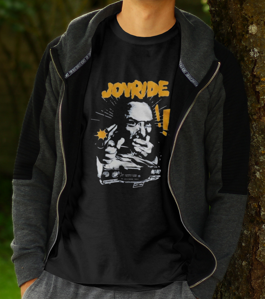 Joyride Man’s World Bold Retro Gunman Adventure T-Shirt