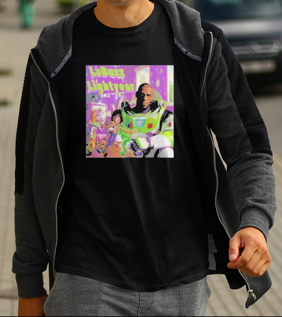 LeBuzz Lightyear Lebron James Toy Story Crossover T-Shirt