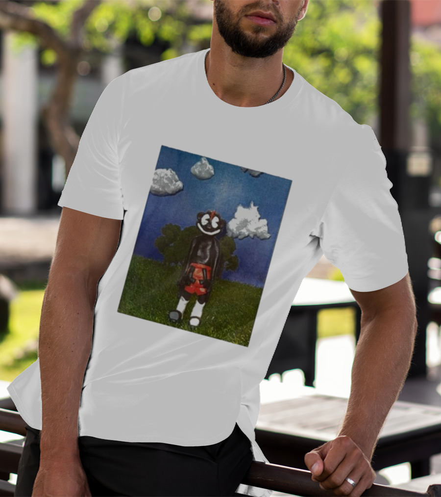 Lil Darkie Sunrise Character With Clouds And Trees T-Shirt