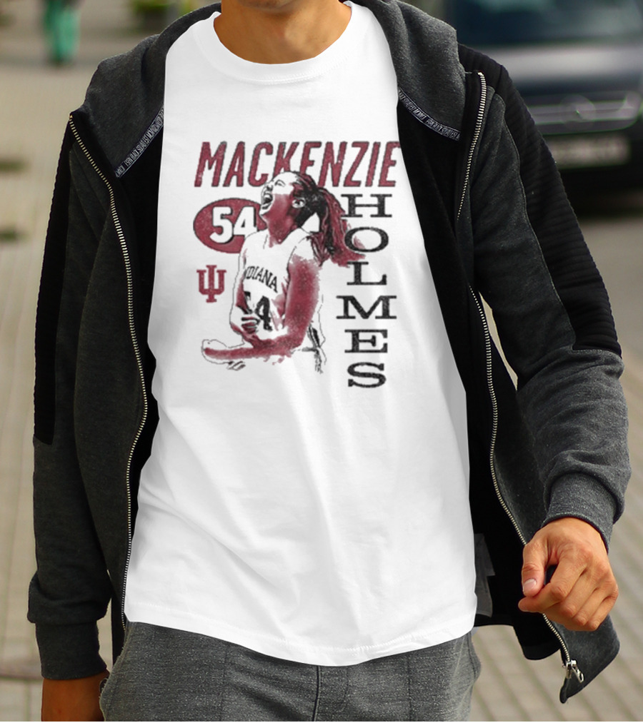 Mackenzie Holmes 54 Indiana Basketball IU T-Shirt