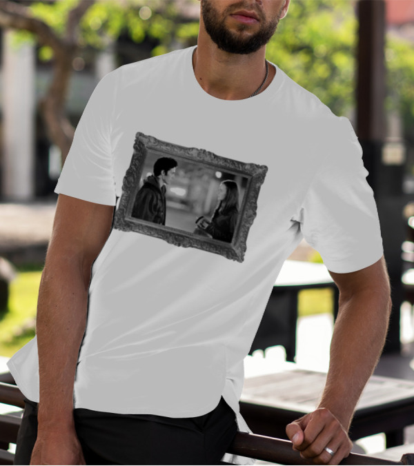 Rgjm X Ttpd The Tortured Poets Department Framed Black And White Scene T-Shirt