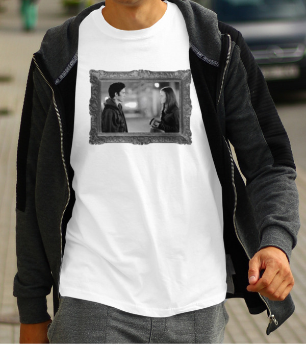 Rgjm X Ttpd The Tortured Poets Department Framed Black And White Scene T-Shirt