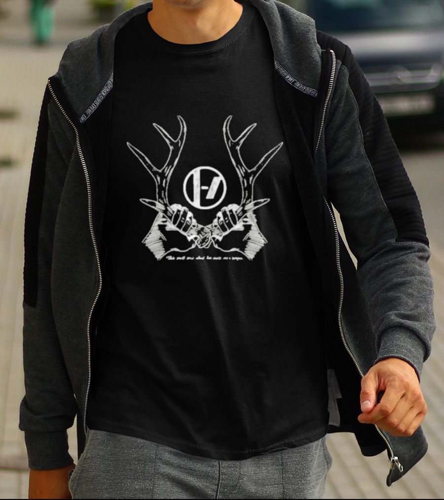 Twenty One Pilots Antler Symbol With This Small Eerie Island Has Made Me A Weapon T-Shirt