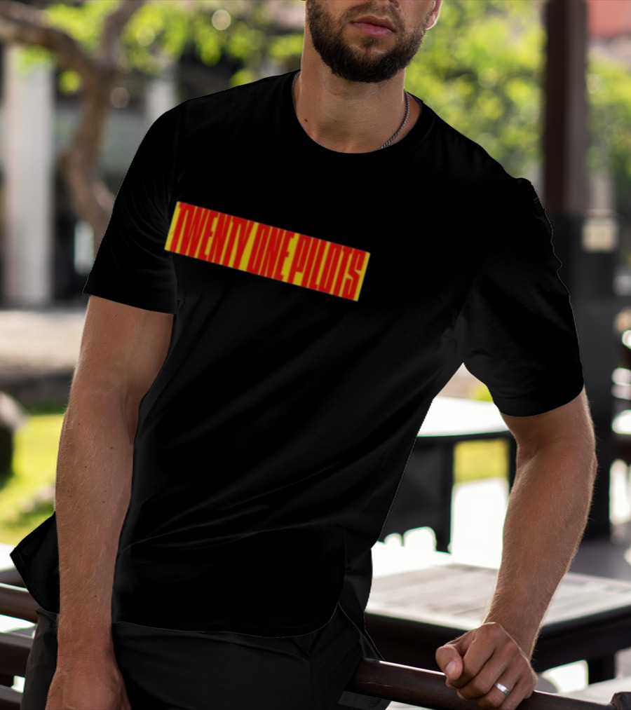 Twenty One Pilots Red Block Wordmark T-Shirt