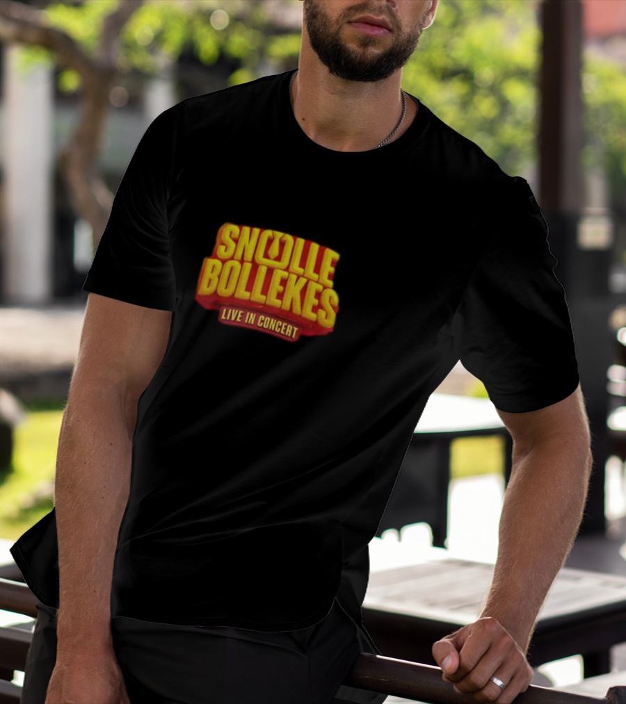 Snollebollekes Live In Concert Official Merchandise Rode T-Shirt