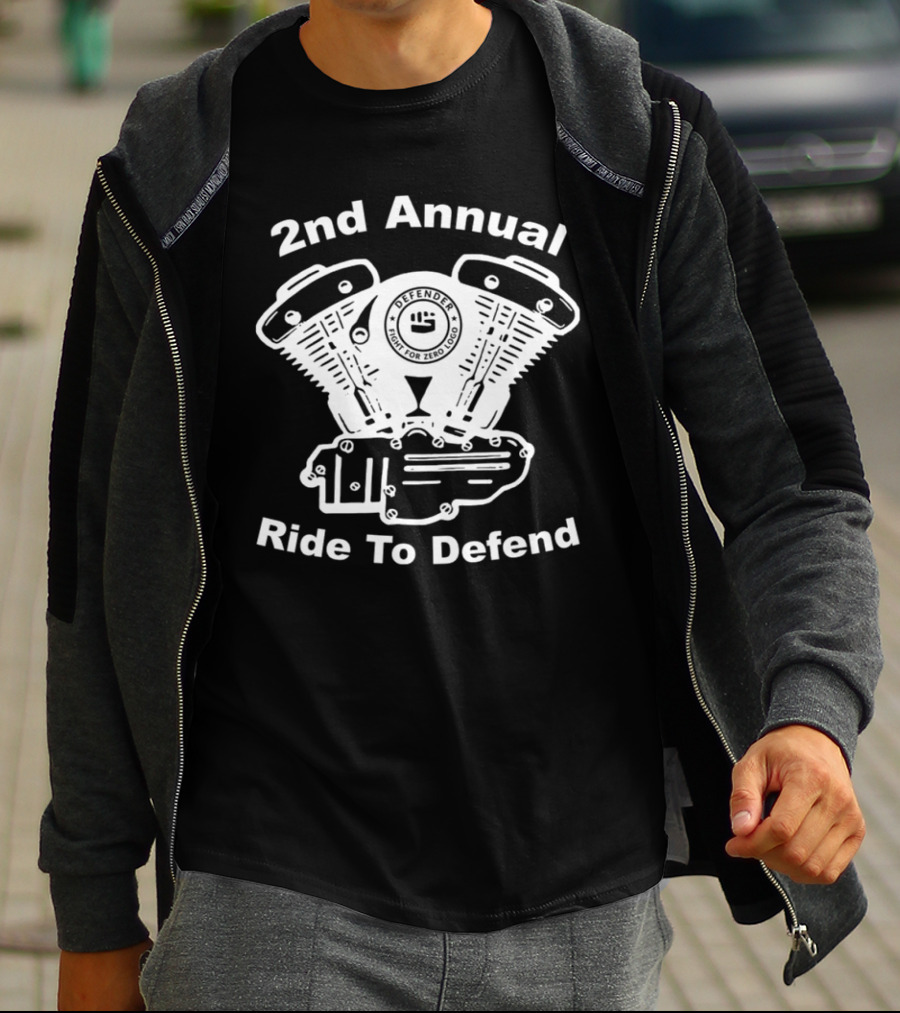 2nd Annual Ride To Defend Fight For Zero T-Shirt