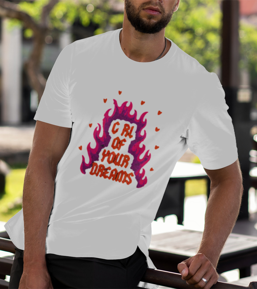 Dylan Girl Of Your Dreams Flame Hearts T-Shirt