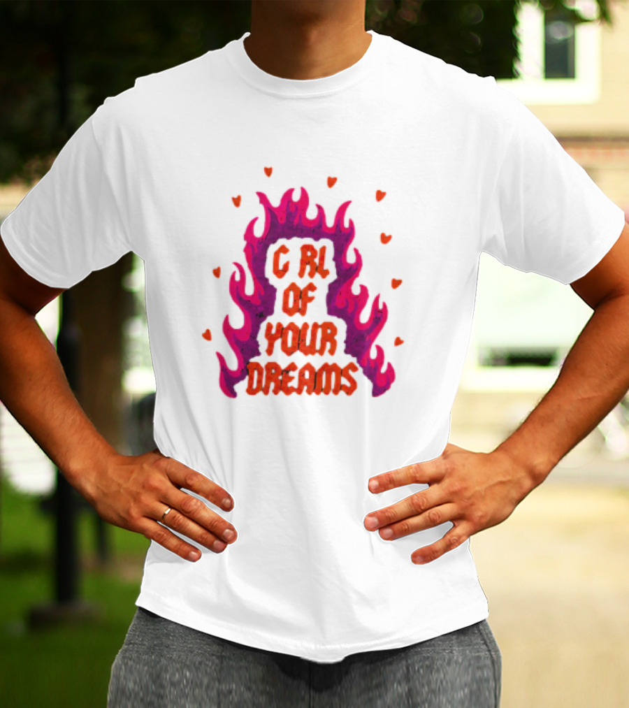 Dylan Girl Of Your Dreams Flame Hearts T-Shirt