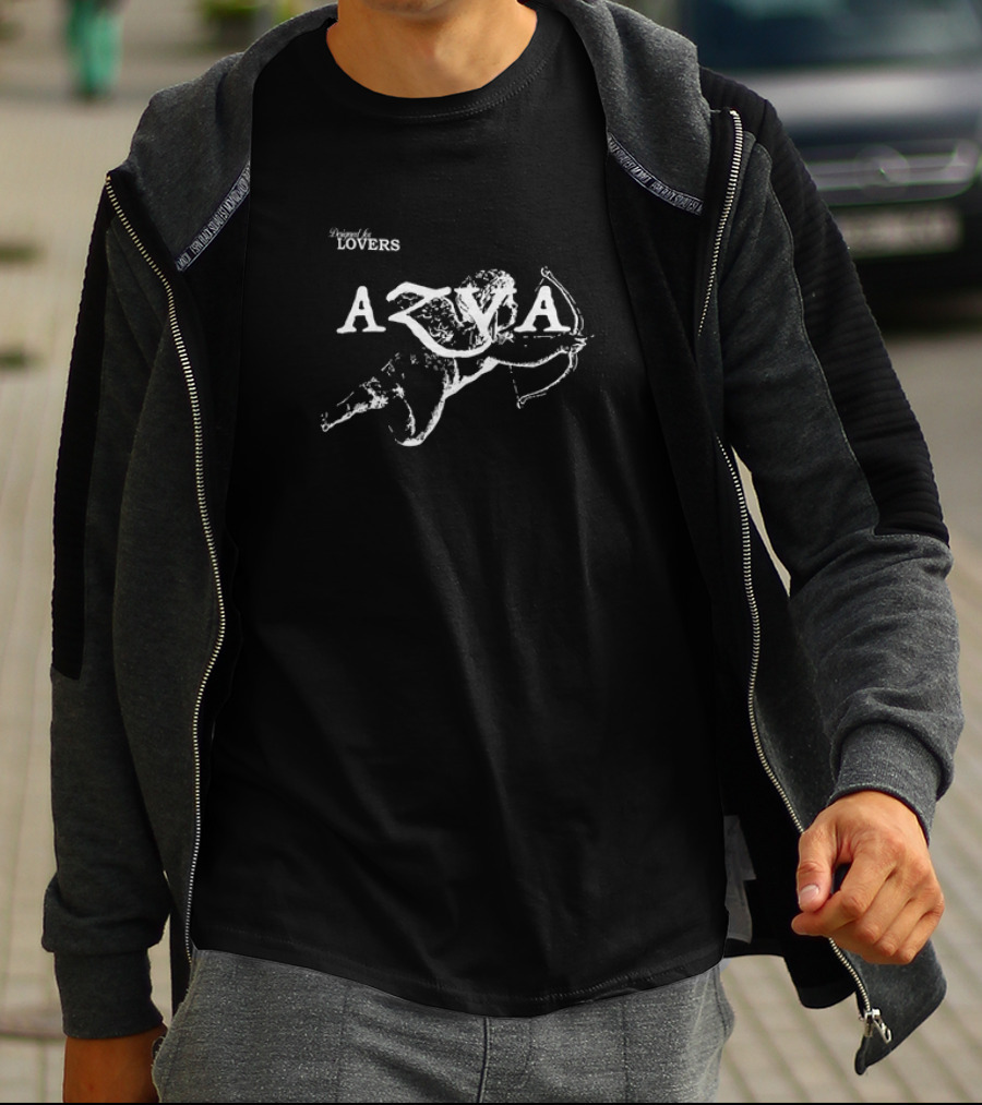 AZVA Designed By Lovers Black Cupid T-Shirt
