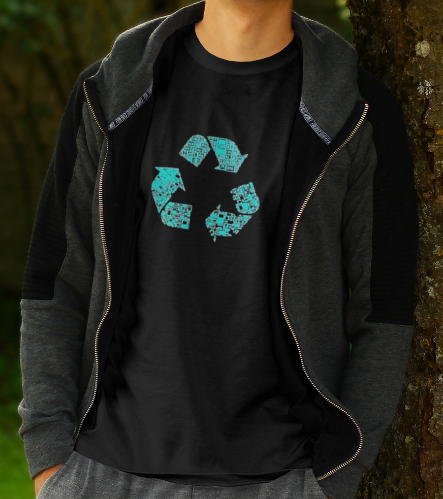 Earth Day Eco Recycling Circuit T-Shirt
