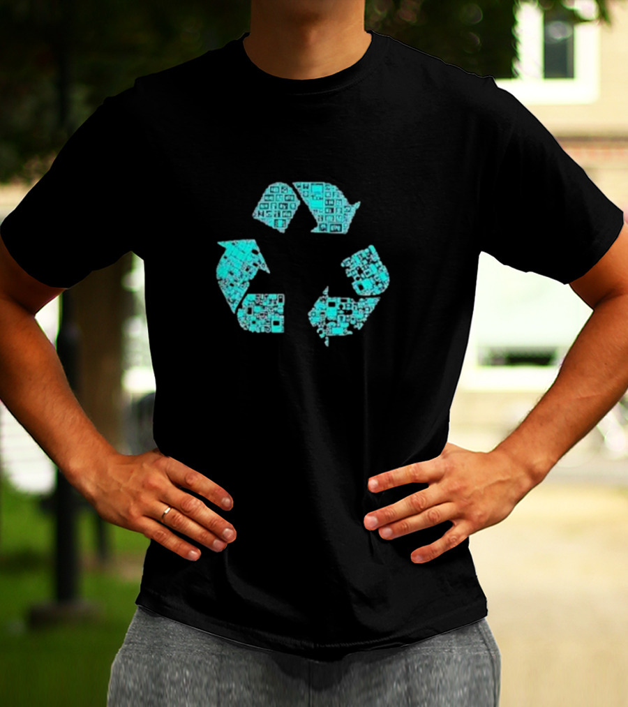 Earth Day Eco Recycling Circuit T-Shirt