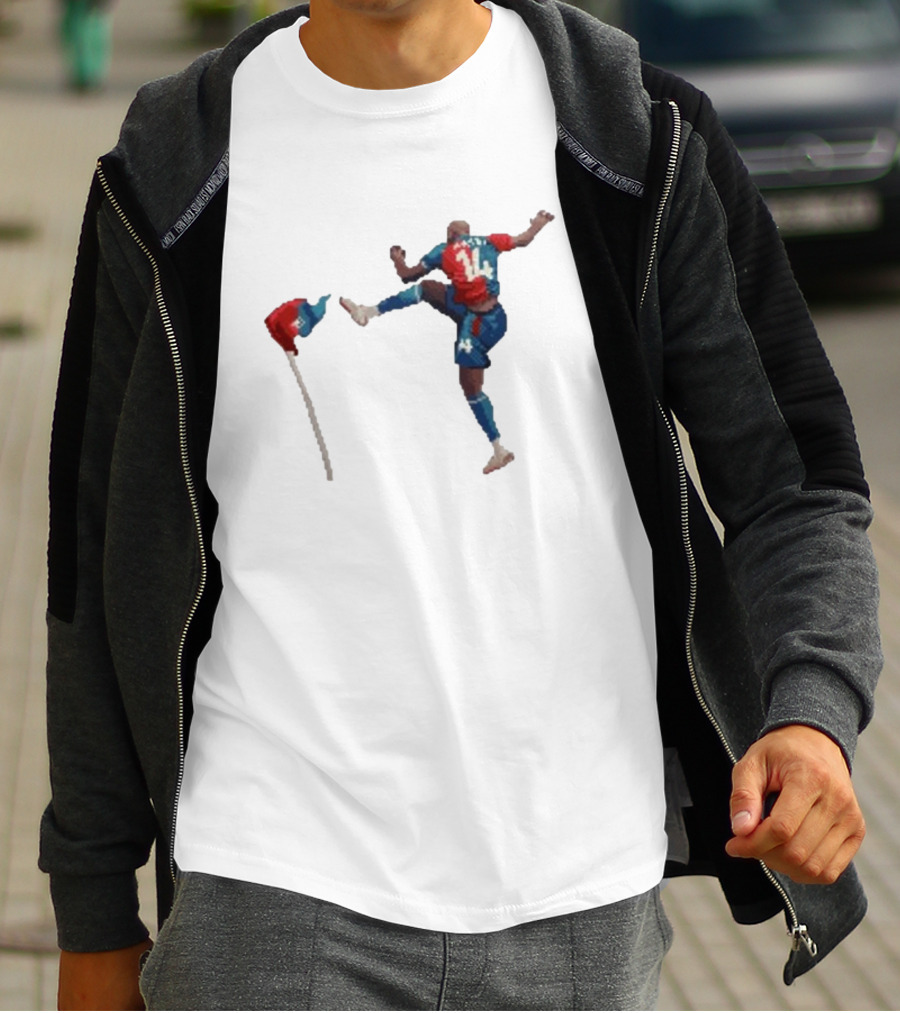 Mateta Pixel Jpm 16 Bit Street Fighter Retro Soccer T-Shirt