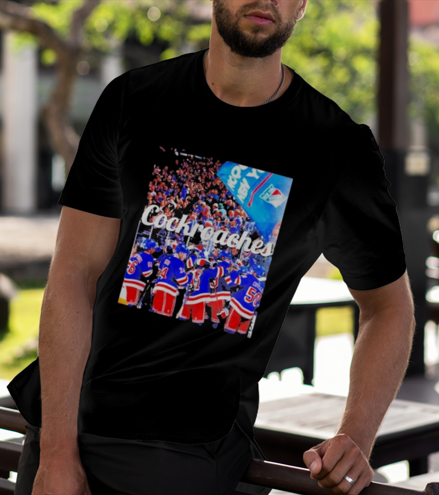 New York Rangers Cockroaches Fans Hockey Team T-Shirt