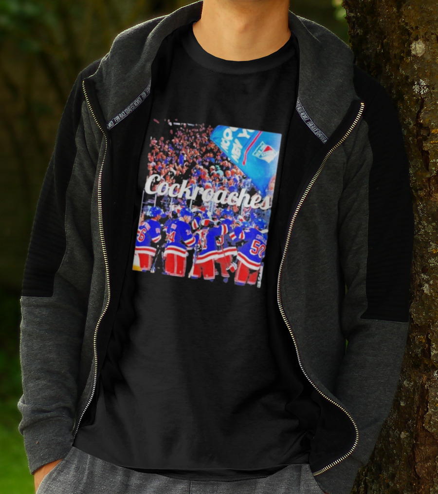 New York Rangers Cockroaches Fans Hockey Team T-Shirt