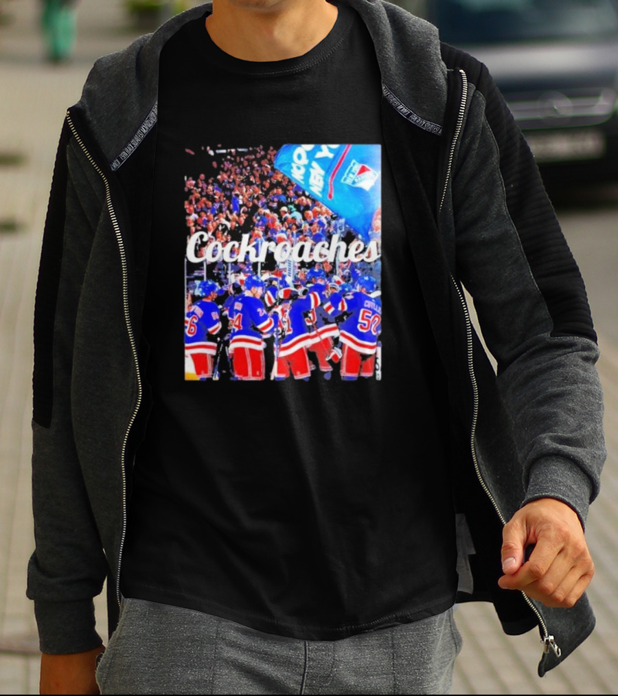 New York Rangers Cockroaches Fans Hockey Team T-Shirt