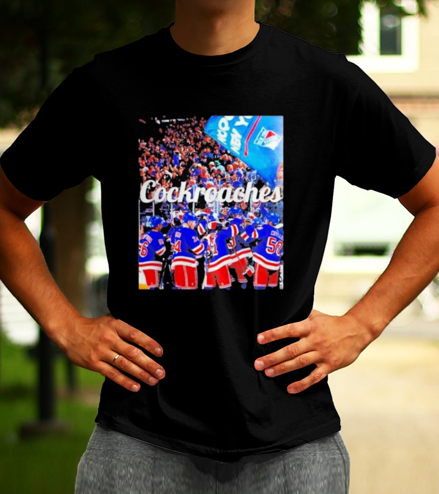 New York Rangers Cockroaches Fans Hockey Team T-Shirt